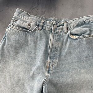 COS women’s 
Baggy Fit is the style name 
Size 28
Perfect blue
Perfect condition